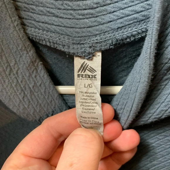 RBX long sleeve top - blue/gray color - Picture 4 of 10